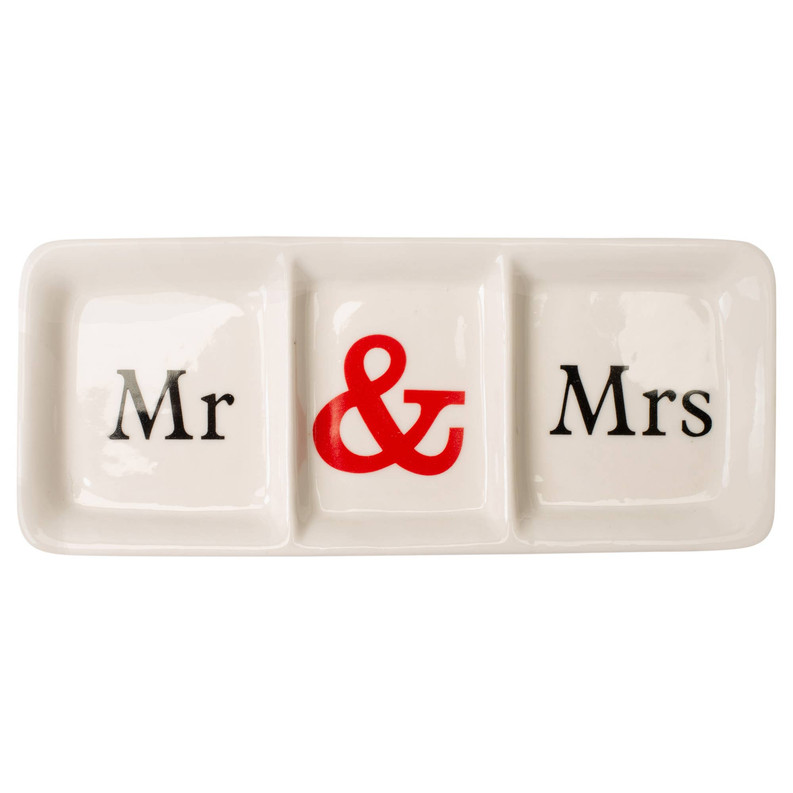 Фарфоровая подставка для украшений Миссис И Миссис