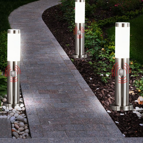 Sockelleuchte Gartenlampe Wegeleuchte Stehlampe Bewegungsmelder IP44 Steckdose - Bild 28 von 50