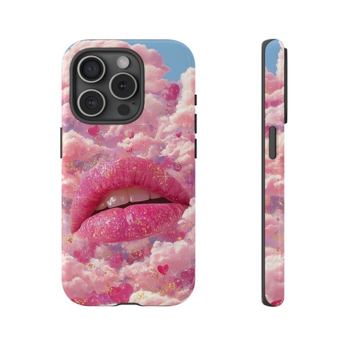 Für iPhone / Galaxy / Pixel | Handy-Tintenhülle - Glossy Lips Pink Love Clouds - Bild 45 von 239