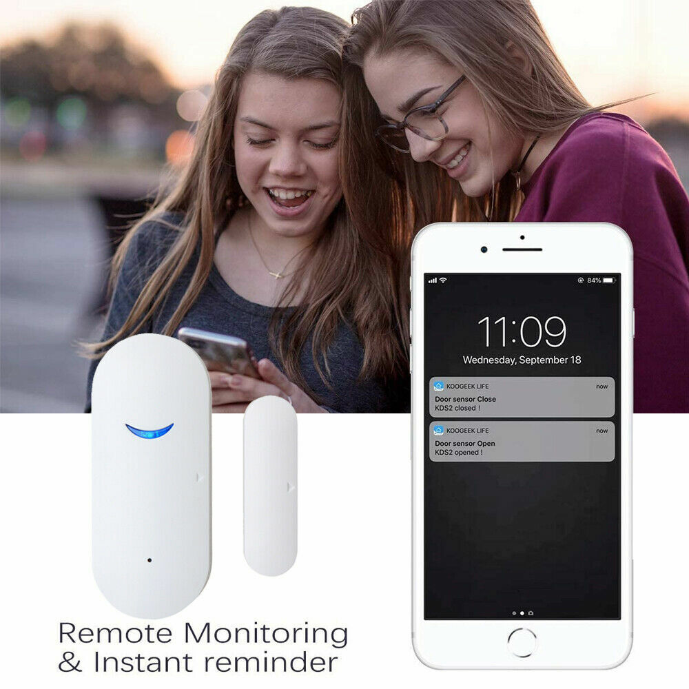 Tuya WiFi Door Sensor Window Detector Burglar Alarm Home