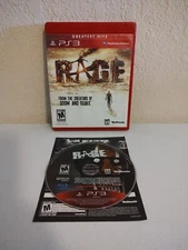 Rage - Sony PlayStation 3 (ORIGINAL DISC+CASE) NO MANUAL 