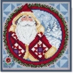 MILL-HILL-JIM-SHORE-Counted-Cross-Stitch-Kit-KRIS-KRINGLE-JS14-9203