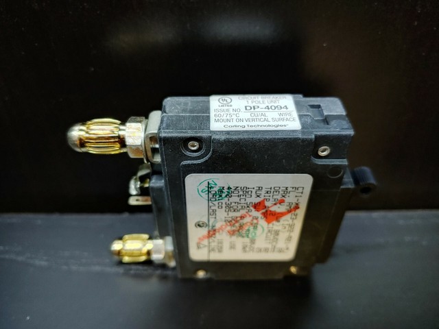 New Carling Technologies CT1-X0-23-922-A21-MJ Circuit Breaker 1 Pole DP