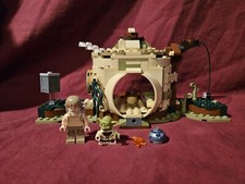 LEGO Star Wars Yoda's Hut 75208 90% Complete w Incomplete Minifigures No Box