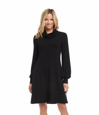 NEW KAREN KANE  BLACK SWEATER DRESS SIZE L