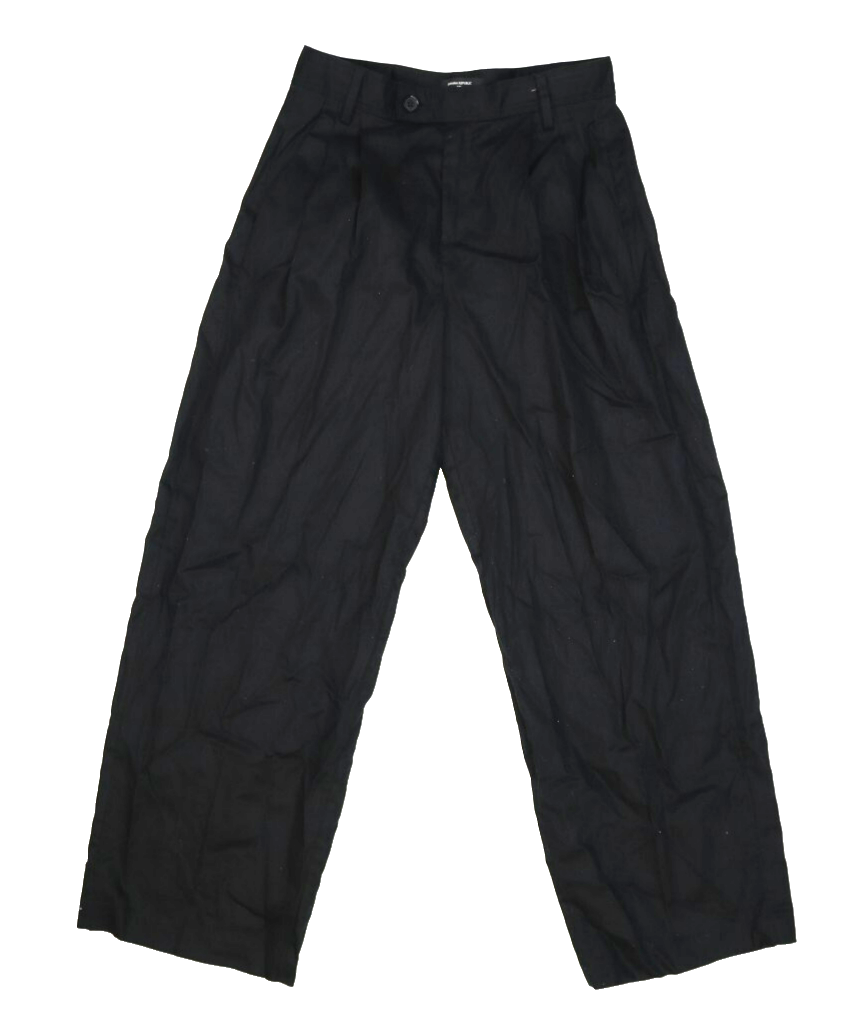 パンツ banana republic trousers made in italy Banana Republic Linen Blend Wide Leg Pleated Trouser Pants Black