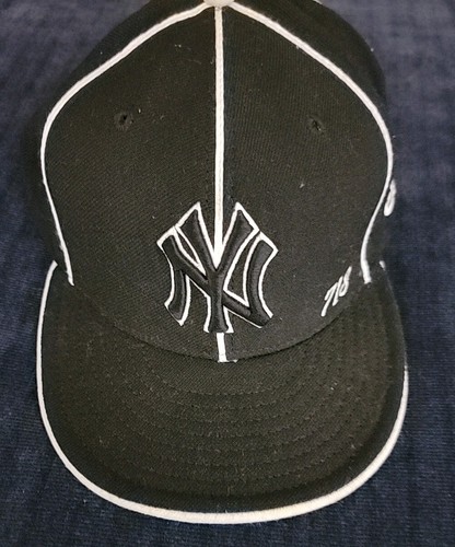 Cappello Vintage Staten Island Yankees 718-Tottenville 100% Lana Nuova Era 59Fifty Made USA - Foto 13 di 14