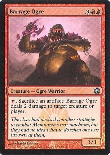 MTG - Scars of Mirrodin - Barrage Ogre - Foil - NM - Picture 1 of 1