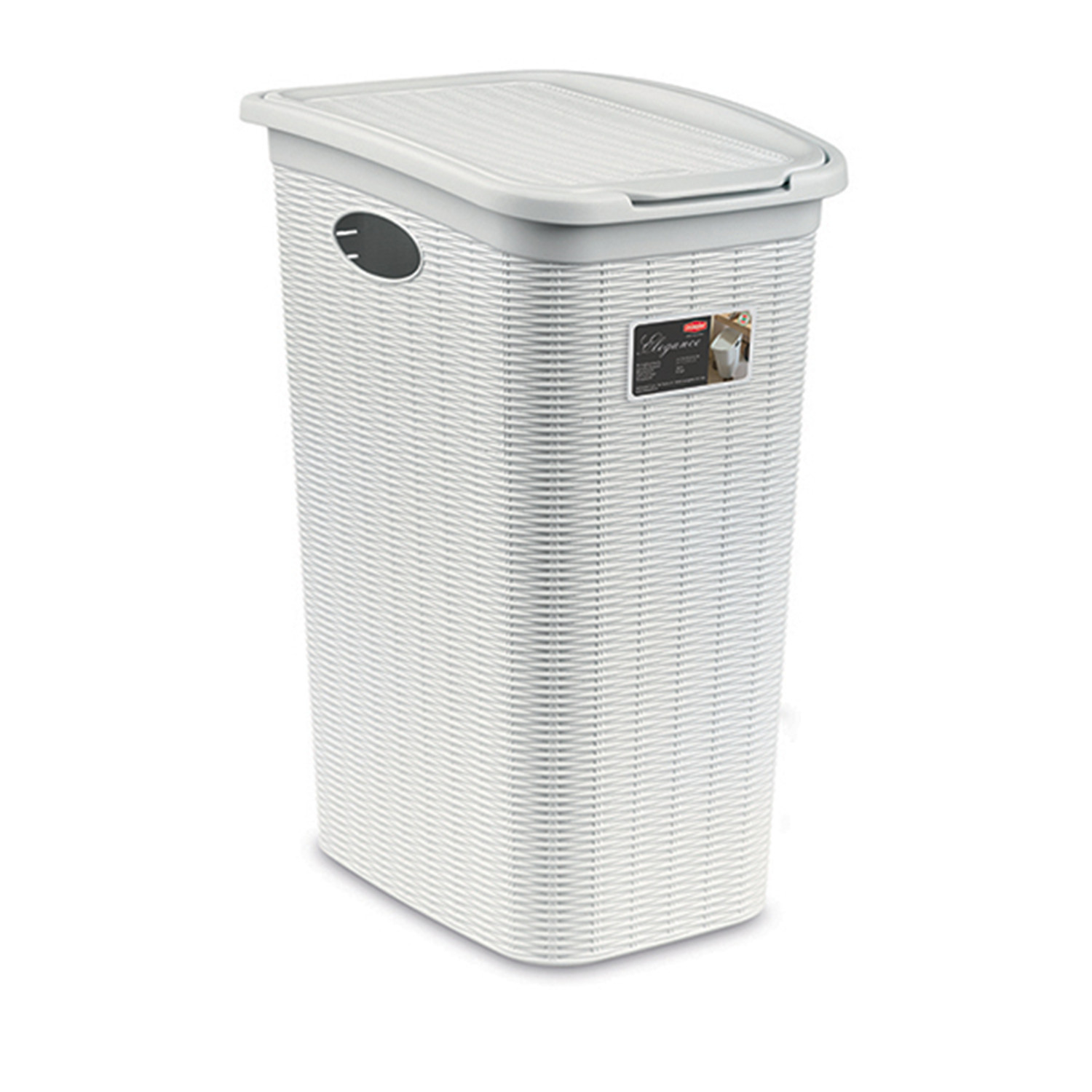 Portabiancheria 36 lt. Cesta per Panni Sporchi Bagno Elegance Grande 39×29×55 cm