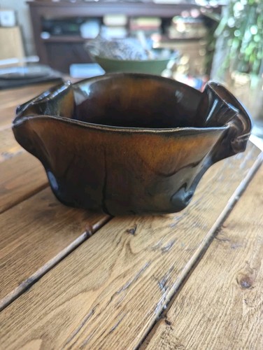 Hilborn Pottery Pinch Pot Signed By Hilborn. Planter, Candy Dish, Organizer.. - Picture 2 of 6