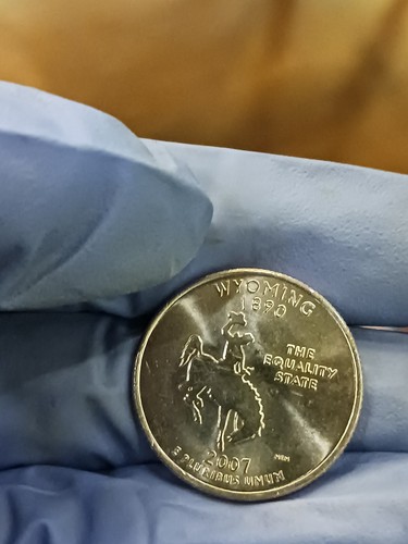 2007 D Wyoming state quarter. MS-GEM Satin Finish - Picture 4 of 6