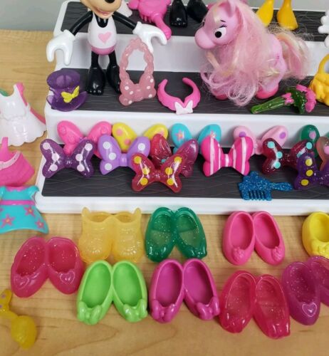 Disney Minnie Mouse fiocco cavallo margherita abiti accessori scarpe stile Snap N - Foto 4 di 11