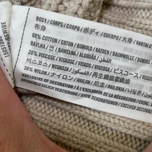 Abercrombie & Fitch V-Neck Knit Sweater Ribbed Long Sleeve Pullover Womens Small - Bild 5 von 7