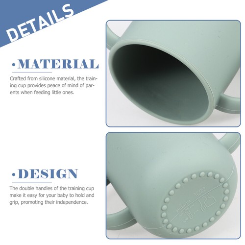 Drinking Water Training Cup Infant Newborn Silicone Cups For Baby - Picture 8 of 12