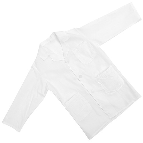 Children's Lab Coat Work Kid White Scientist Clothes Dress up Kids - Picture 12 of 12