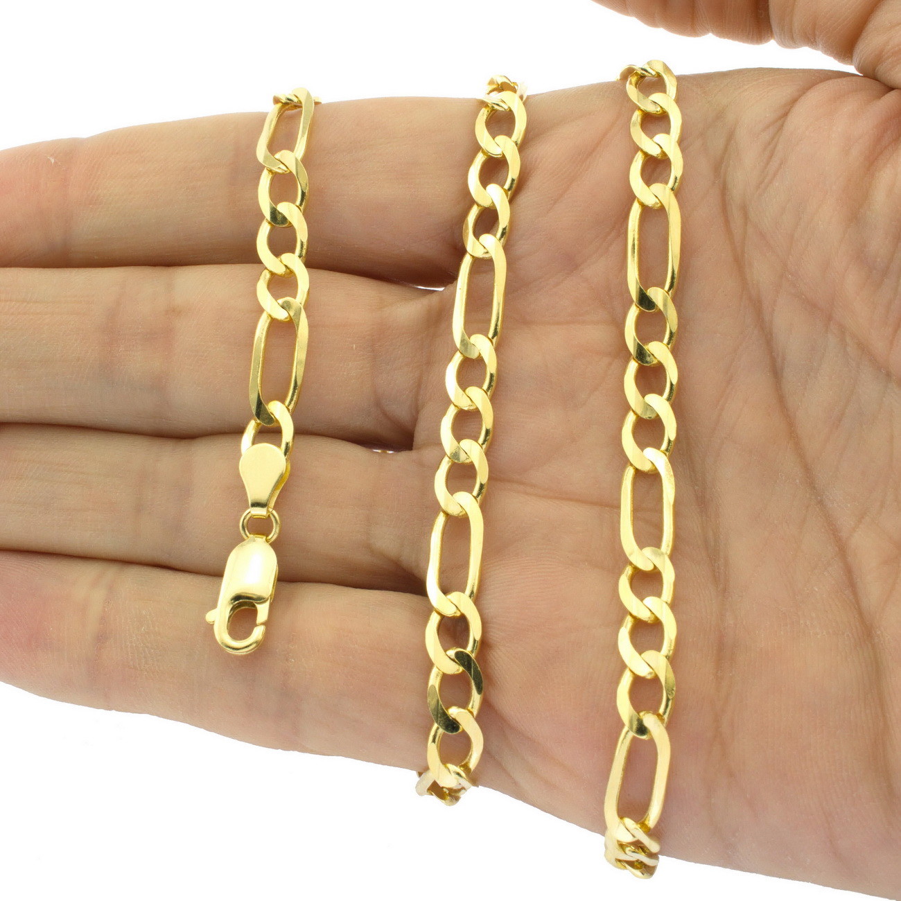 10K oro oro oro Giallo da Uomo 7.5mm Italiano Classica Catena Figaro Bracciale 9in 15c8d6 10K oro oro oro Giallo da Uomo 7.5mm Italiano Classica Catena Figaro Bracciale 9in 15c8d6