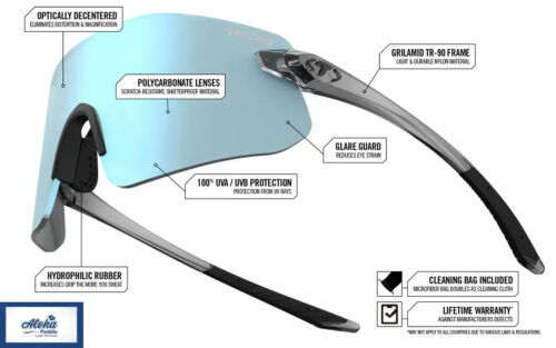 Gafas de sol Tifosi Optics VOGEL SL marco cristal púrpura tinte humo púrpura claro - Imagen 2 de 6