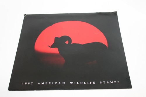 1987 American Wildlife Stamps 22c Full Sheet of 50 - Picture 2 of 8
