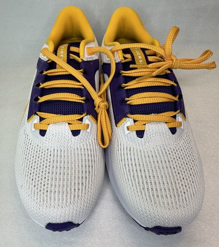 Nike Zoom Pegasus 40 LSU Tigers DZ5959-100 scarpe uomo 8,5 donna 10 NUOVE! - Foto 7 di 14