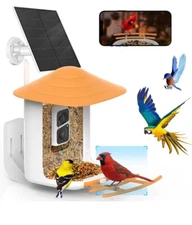 SOLIOM BF09 Bird Feeder with Camera Wireless Outdoor,Smart Bird Feeder Camera 