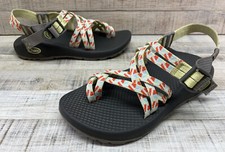 Chaco ZX/2 Yampa Yellow Orange Toe Loop Adjustable Sport Sandals Women's sz 6
