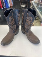 Smoky Mountain Boots Youth Monterey Western 1575Y Size 6, Brown/Black