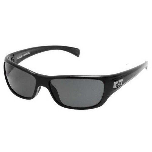 Bolle Men Unisex Sunglasses New w/ Case Italy Gray Black Crown Kingsnake Viper