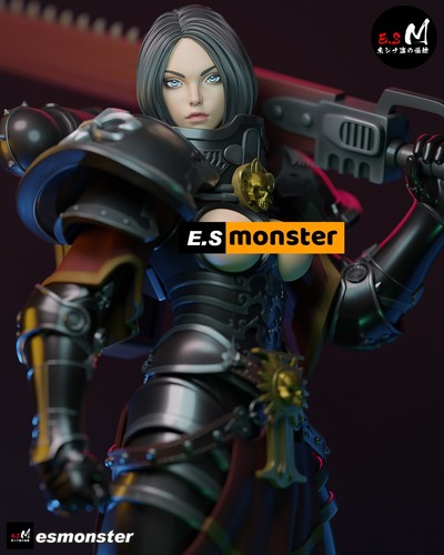 Kit impreso en 3D Battle Sister sin pintar/sin montar - Imagen 11 de 12