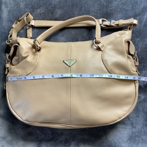 ✨✨AUTHENTIC PRADA HANDBAG ✨✨Deerskin | Medium Size Hobo | Beige - Picture 11 of 12
