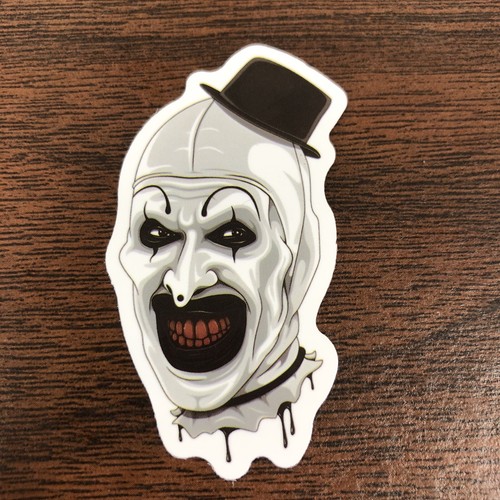 Terrifier Art the Clown Horror Water Resistant Sticker Decal NEW