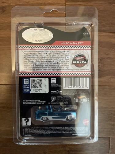 Hot Wheels 2022 RLC Exclusive Hi-Po HAULER - IN HAND Never Opened Fast Ship - Picture 2 of 2