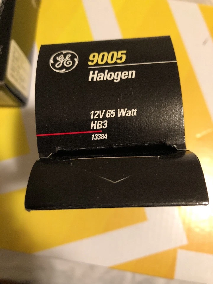 GE 9005 12v HB3 Bombilla Halógena Luz Alta Nueva En Paquete (LOTE DE 4) "CLARO" Foto 4 de 4