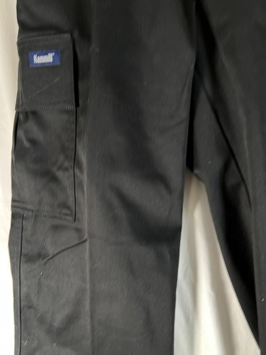 NEW w/ Tags ~ Hammill Cargo Work Pants Unisex Size 30 Black 30 x 30 300016 - Picture 5 of 20