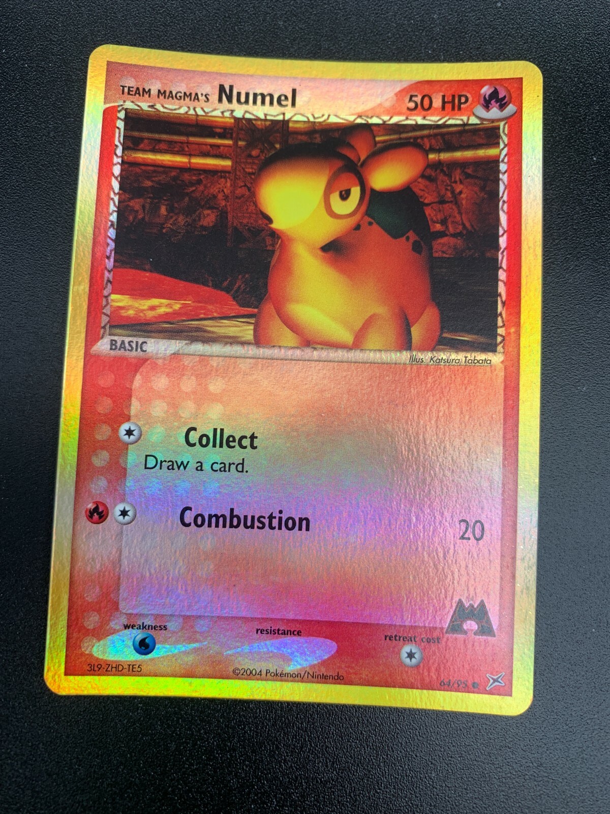 Team Magma's Numel 64/95 Reverse Holo Ex Team Magma vs. Team Aqua Pokemon NM