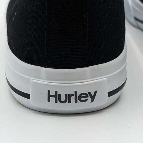 Hurley Chloe Women's Slip-On Canvas Shoes Fashion Sneaker (Black) NEW- Pick Size - Picture 10 of 14