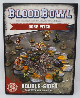 【BLOOD BOWL】オゴウルチーム ピッチ＆ダグアウト Blood Bowl Pitch and Dugout Sets Multi-Listing Rare and OOP