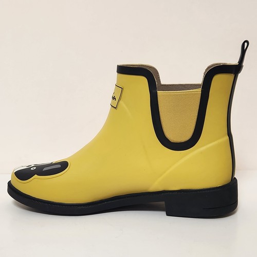 L-Rain LR Damen kurze Regenstiefel wasserdicht rutschfest Boston Terrier Gr. 11 - Bild 6 von 17