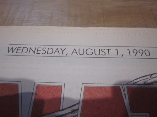 "THE NATIONAL SPORTS DAILY"~ NEWSPAPER, AUG. 1, 1990~NOLAN RYAN WINS 300~RARE! - Picture 2 of 7