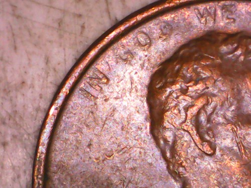 1969 S Lincoln Cent Mint Error Struck Through Grease-211 - Picture 2 of 13