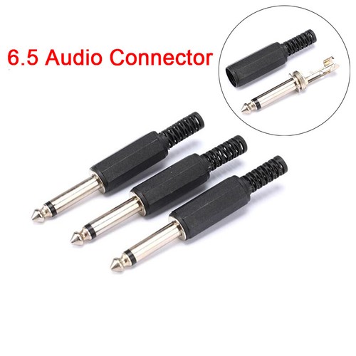 Mono Jack Plug6.35MM Microphone Plug 6.5 Audio Connector Socket Solder Connector - Picture 1 of 4