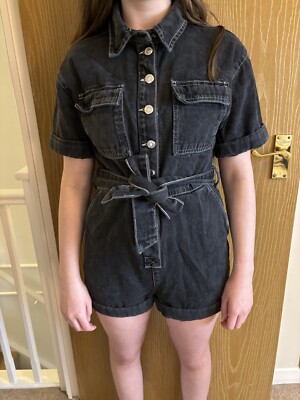 Denim Playsuit Topshop Boiler Playsuit Topshop Black Denim