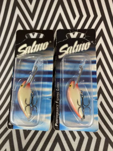 (2) Salmo Hornet 5SDR Crankbaits H5SDR 2” 1/4oz  Floating - Pearl Orange