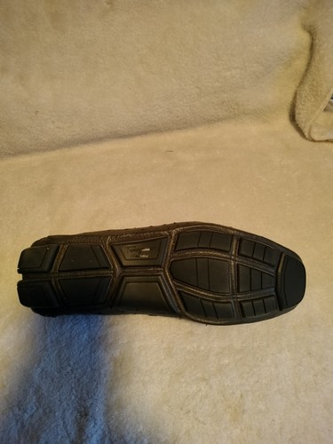 Men's Ferragamo Ostrich drivers, gray 9D. NWOT USA only - Picture 7 of 17