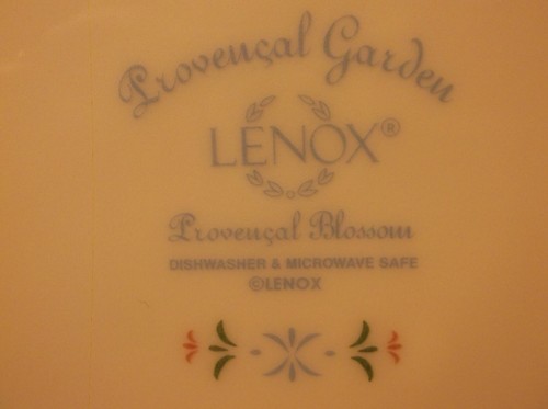 3 Lenox Provencal Garden Provencal Blossom Luncheon, Salad Plate 9.5" MORE AVAIL - Picture 3 of 3