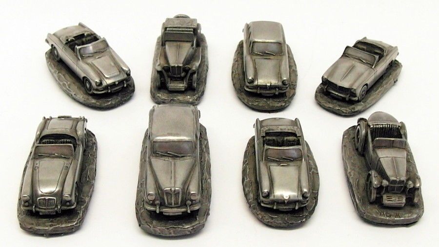 Marca desconocida PE25618 escala 1 87 - Juego de 8 MG de estaño modelo coches Marca desconocida PE25618 escala 1 87 - Juego de 8 MG de estaño modelo coches