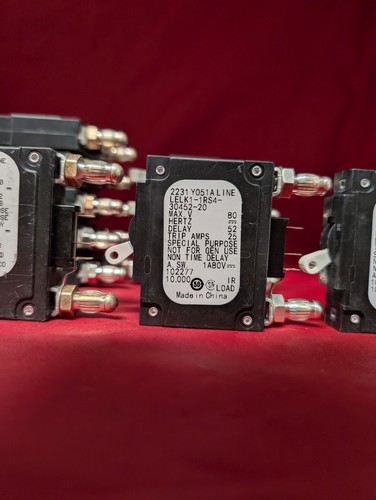 Box Of 17 Pcs AIRPAX    LELK1-1RS4-30452-... Bullet Circuit Breaker - Picture 4 of 7