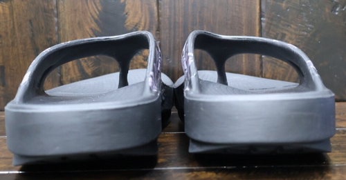 Oofos Sandals Mens 12 Womens 14 Black Original Unisex Comfort Recovery Flip Flop - Picture 6 of 10