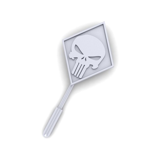 Punisher Skull Lapel Pin Gold Skull Suit Accessories Gothic Halloween Jewelry - Picture 15 of 23