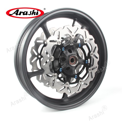 For Yamaha YZF R1 R6 2006 2007 2008 2009 2010 Front Wheel Rim+Brake Disc Rotor - Picture 17 of 17