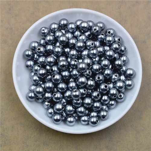 PEARL BEADS ROUND 3/4/6/8/10/12mm 50x100x300x400x500x1000 Jewelry Making - Picture 32 of 45